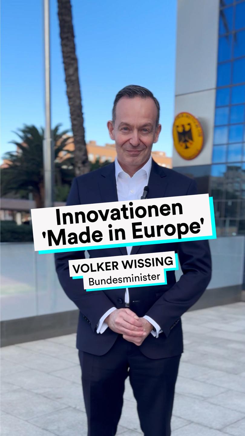 Startbild zum Video: Innovationen 'Made in Europe' | #Wissing